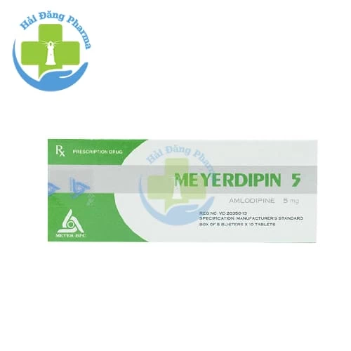 Meyericodil 5 - Hộp 3 vỉ x 10 viên